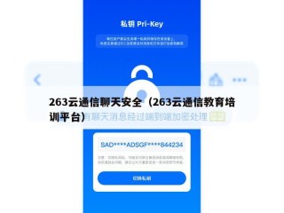 263云通信聊天安全（263云通信教育培训平台）