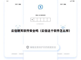 云信聊天软件安全吗（云信这个软件怎么样）