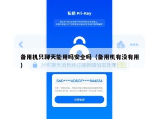 备用机只聊天能用吗安全吗（备用机有没有用）