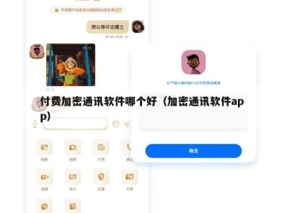 付费加密通讯软件哪个好（加密通讯软件app）