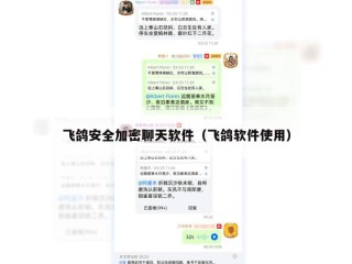 飞鸽安全加密聊天软件（飞鸽软件使用）