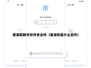 爱采购聊天软件安全吗（爱采购是什么软件）