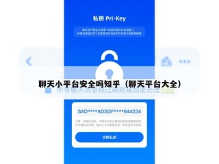 聊天小平台安全吗知乎（聊天平台大全）