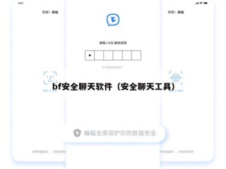bf安全聊天软件（安全聊天工具）