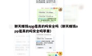 聊天赚钱app是真的吗安全吗（聊天赚钱app是真的吗安全吗苹果）
