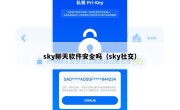 sky聊天软件安全吗（sky社交）