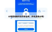 小鸡游戏聊天软件安全吗（手机游戏小鸡）