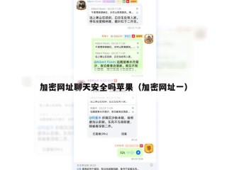 加密网址聊天安全吗苹果（加密网址一）