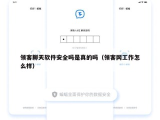 领客聊天软件安全吗是真的吗（领客网工作怎么样）
