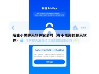 陌生小黑聊天软件安全吗（有小黑屋的聊天软件）