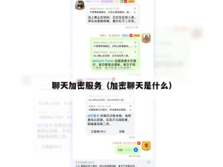聊天加密服务（加密聊天是什么）