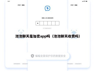 泡泡聊天是加密app吗（泡泡聊天收费吗）
