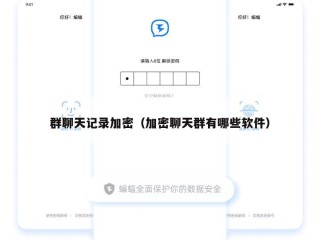群聊天记录加密（加密聊天群有哪些软件）