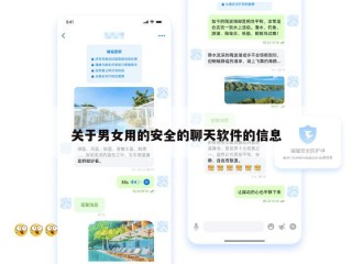 关于男女用的安全的聊天软件的信息