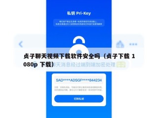 贞子聊天视频下载软件安全吗（贞子下载 1080p 下载）