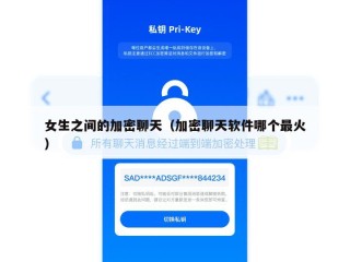 女生之间的加密聊天（加密聊天软件哪个最火）