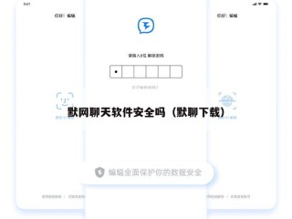默网聊天软件安全吗（默聊下载）