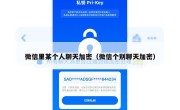 微信里某个人聊天加密（微信个别聊天加密）