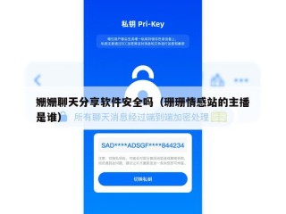 姗姗聊天分享软件安全吗（珊珊情感站的主播是谁）
