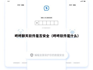 咚咚聊天软件是否安全（咚咚软件是什么）