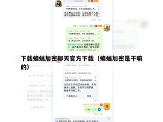 下载蝙蝠加密聊天官方下载（蝙蝠加密是干嘛的）