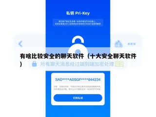 有啥比较安全的聊天软件（十大安全聊天软件）