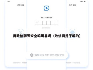 用政信聊天安全吗可靠吗（政信网是干嘛的）