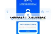 文明聊天安全出行（文明出行注意安全）