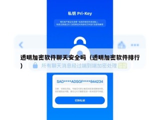 透明加密软件聊天安全吗（透明加密软件排行）