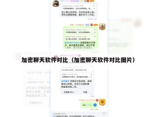 加密聊天软件对比（加密聊天软件对比图片）
