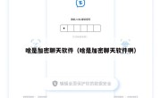 啥是加密聊天软件（啥是加密聊天软件啊）