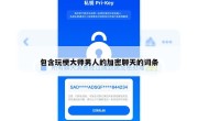 包含玩梗大师男人的加密聊天的词条