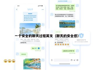 一个安全的聊天过程英文（聊天的安全感）