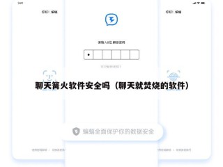 聊天篝火软件安全吗（聊天就焚烧的软件）