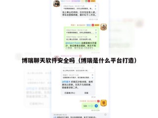 博瑞聊天软件安全吗（博瑞是什么平台打造）