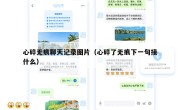 心碎无痕聊天记录图片（心碎了无痕下一句接什么）