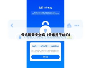 云讯聊天安全吗（云讯是干啥的）