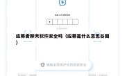 应募者聊天软件安全吗（应募是什么意思谷圈）