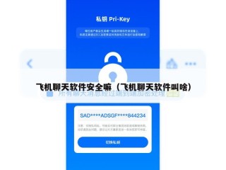 飞机聊天软件安全嘛（飞机聊天软件叫啥）