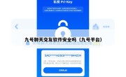 九号聊天交友软件安全吗（九号平台）