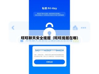 旺旺聊天安全提醒（旺旺提醒在哪）