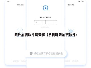图片加密软件聊天框（手机聊天加密软件）
