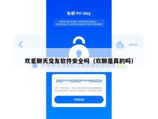 欢觅聊天交友软件安全吗（欢聊是真的吗）