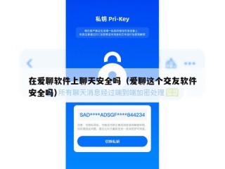在爱聊软件上聊天安全吗（爱聊这个交友软件安全吗）