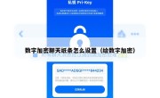 数字加密聊天纸条怎么设置（给数字加密）