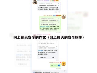 网上聊天安全的作文（网上聊天的安全措施）