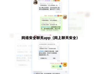 网络安全聊天app（网上聊天安全）