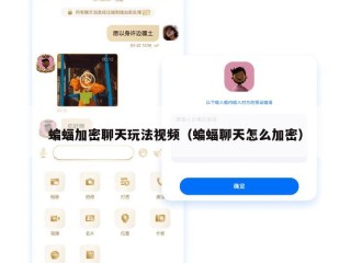 蝙蝠加密聊天玩法视频（蝙蝠聊天怎么加密）