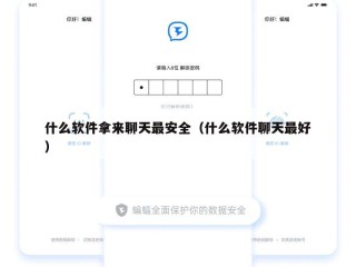 什么软件拿来聊天最安全（什么软件聊天最好）