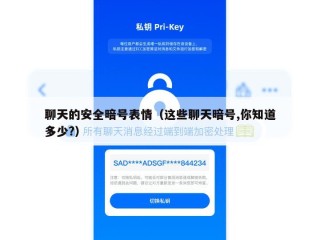 聊天的安全暗号表情（这些聊天暗号,你知道多少?）